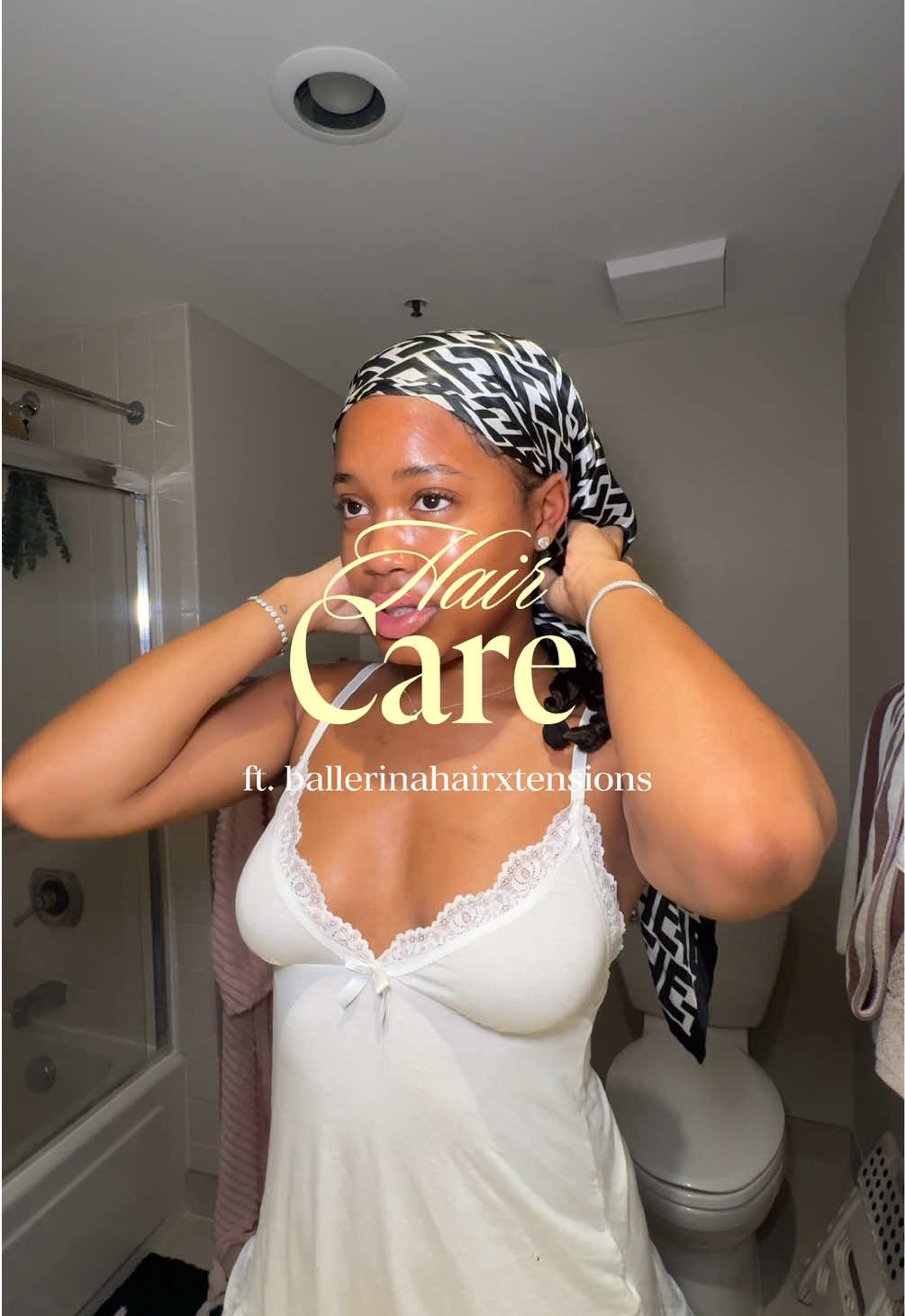 TikTok post by @dianexisom for Good Molecules. Caption reads: winter break concluded tooo fast for me! but grwm....