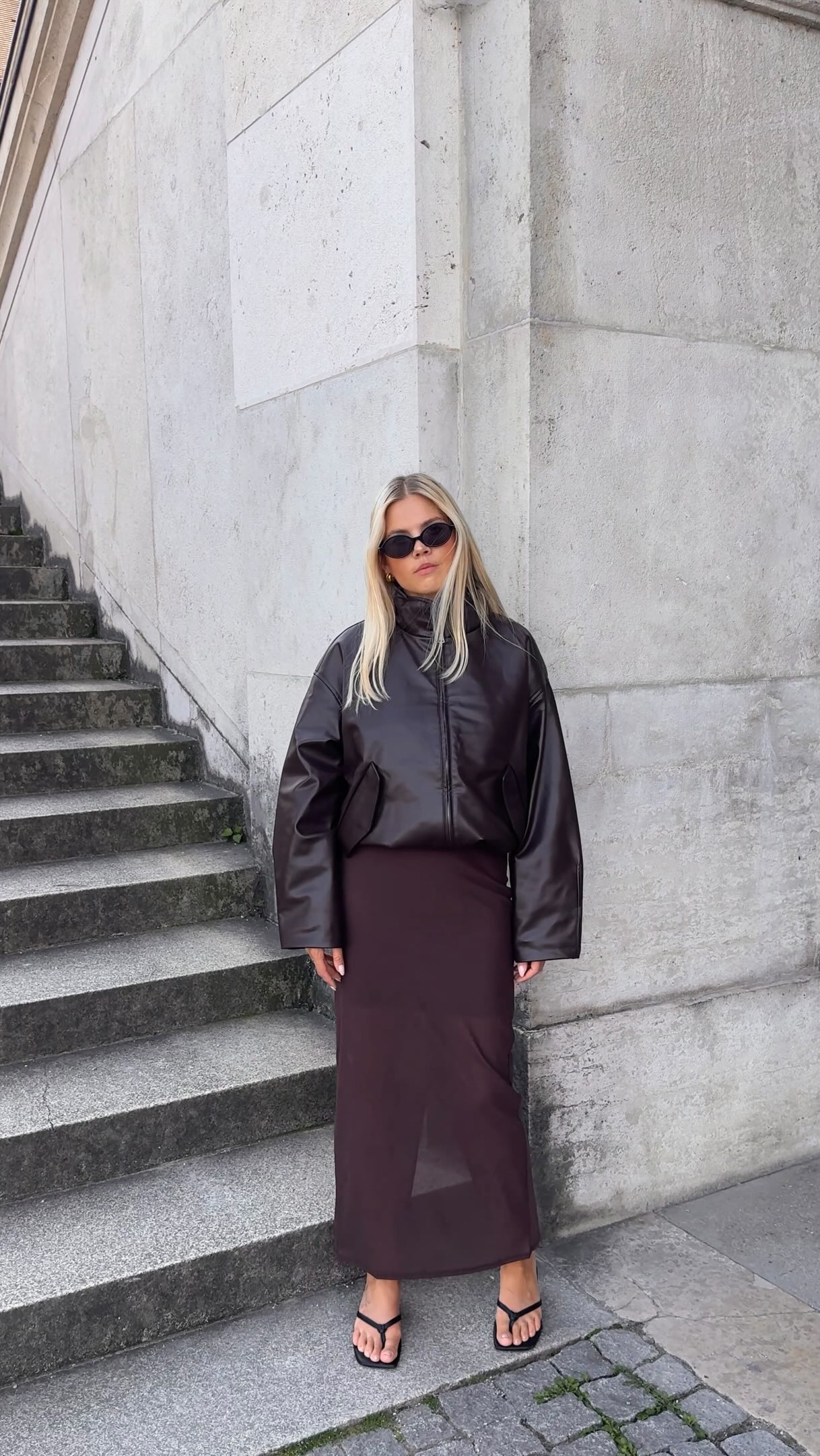 Instagram post by @melissaheld_ for EDITED. Caption reads: Fall is my fav season 🥹🫶🏻🫧 
outfit is by....