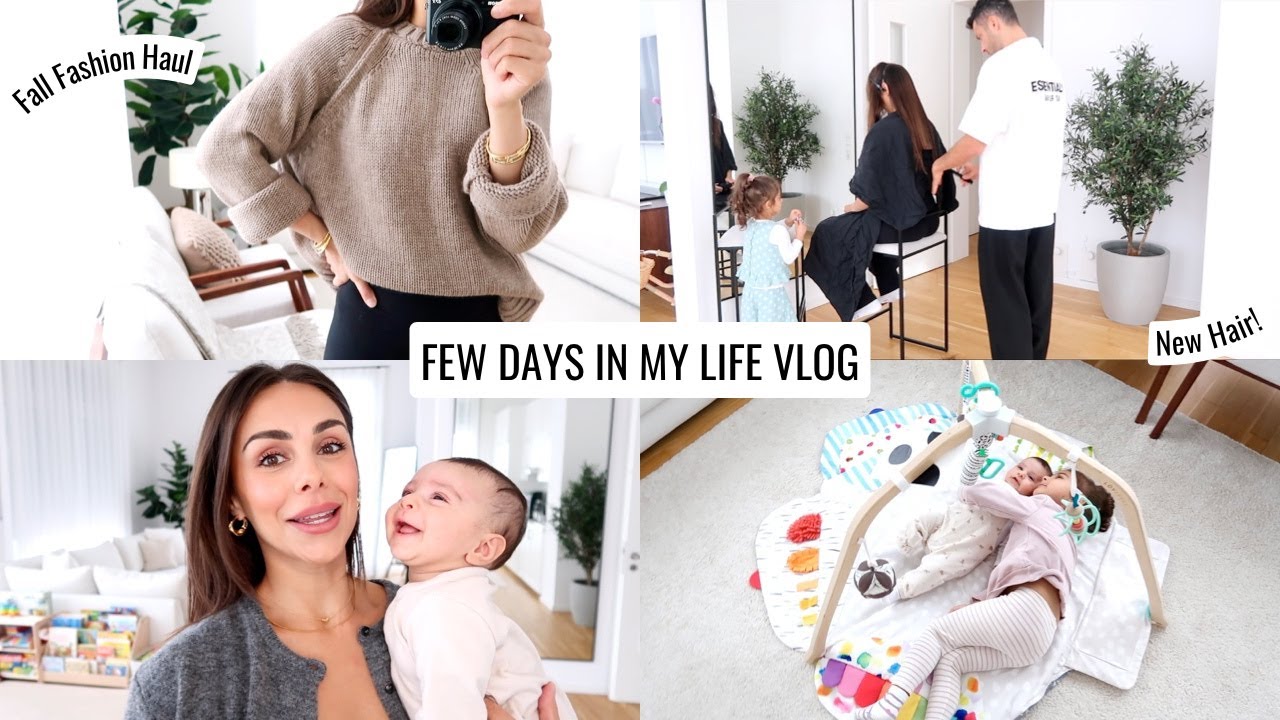 YouTube post by @AnnieJaffrey for Klarna. Caption reads: VLOG | Fall Fashion Favorites, New Short Hair &....