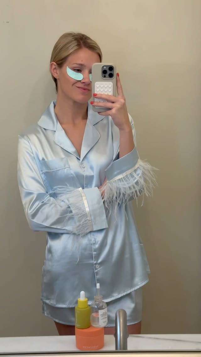 Instagram post by @baileys.lee for Barefaced. Caption reads: [...] self-care, in the form of skincare!....