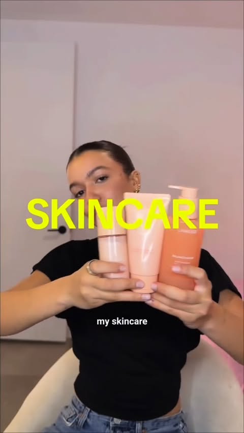 Instagram post by @dermangelo for Laneige. Caption reads: [...] about the new Balance Mode routine from....