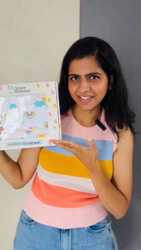 Instagram post by @vahini.thelittlelaughs for Superbottoms. Caption reads: [...] can be surprisingly challenging. The....