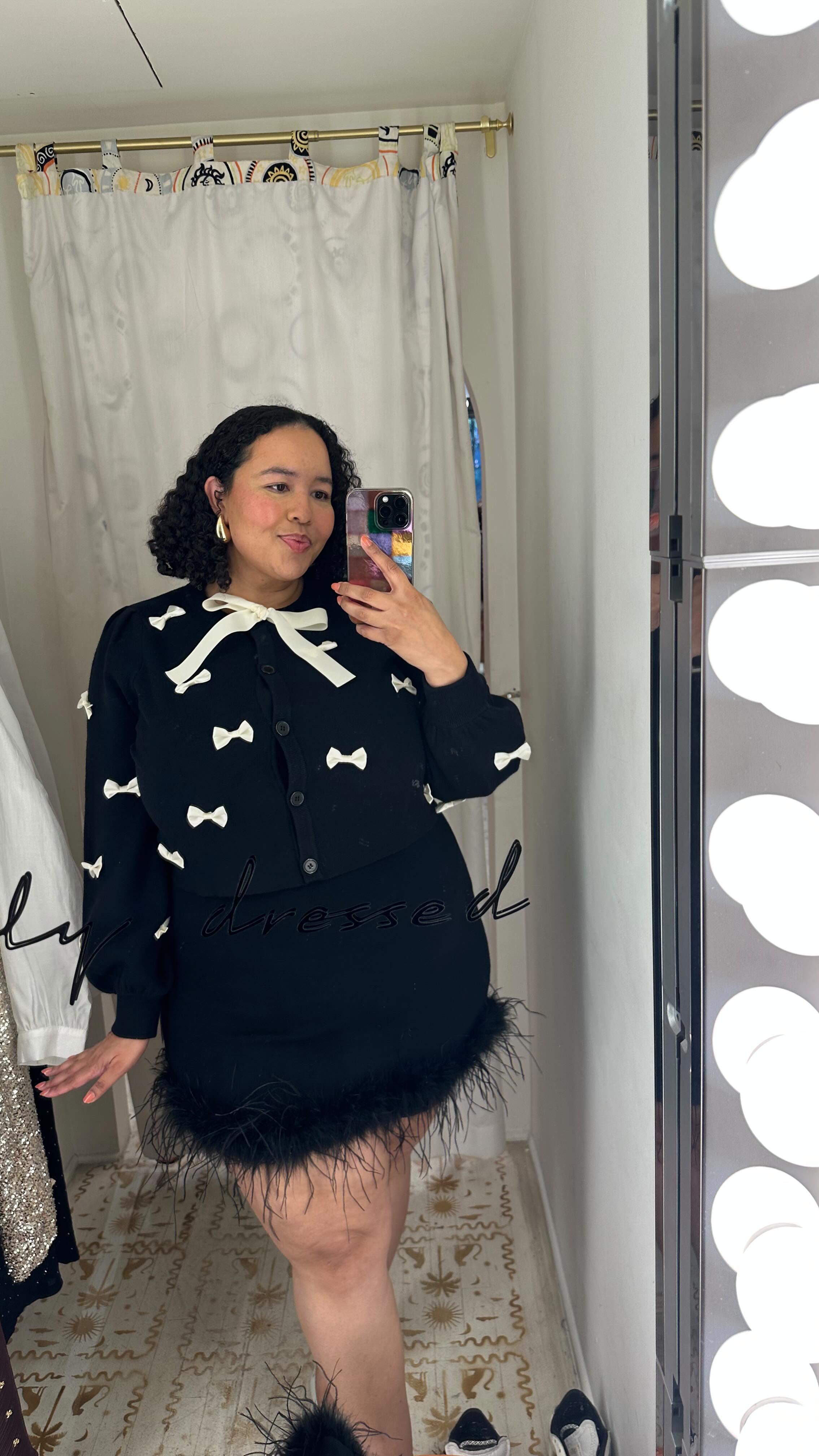 Instagram post by @gabifresh for Never Fully Dressed. Caption reads: Back at my one of my favorite stores....