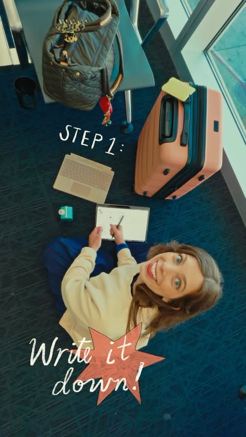 Instagram post by @jennaisfeeling for Microsoft Surface. Caption reads: What do you do when a great idea strikes? I’ve....