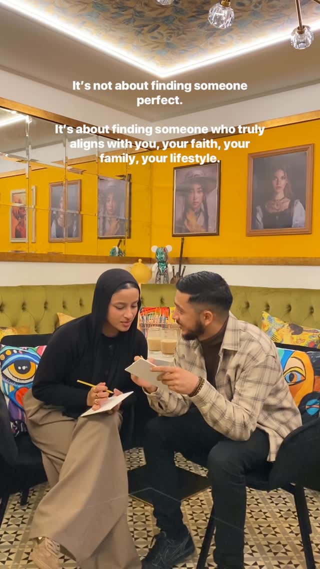 Instagram post by @julieenoona for Salams. Caption reads: Built on love, faith, and patience! Just like us....