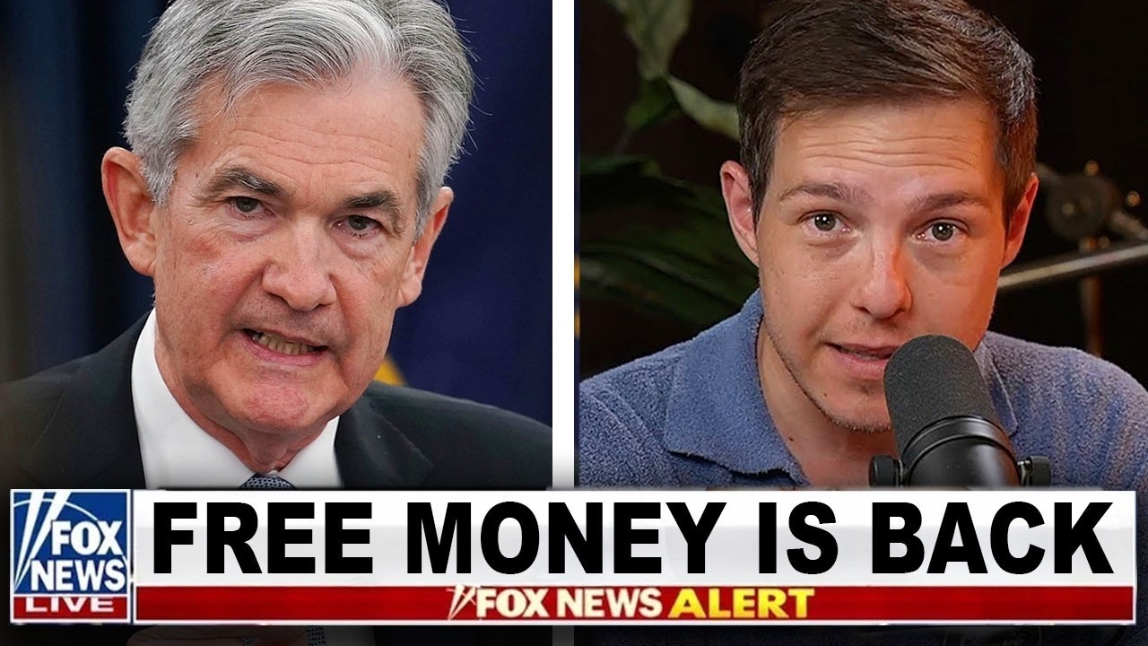 YouTube post by @GrahamStephan for Webull. Caption reads: The Federal Reserve Just SLASHED Rates - MASSIVE....