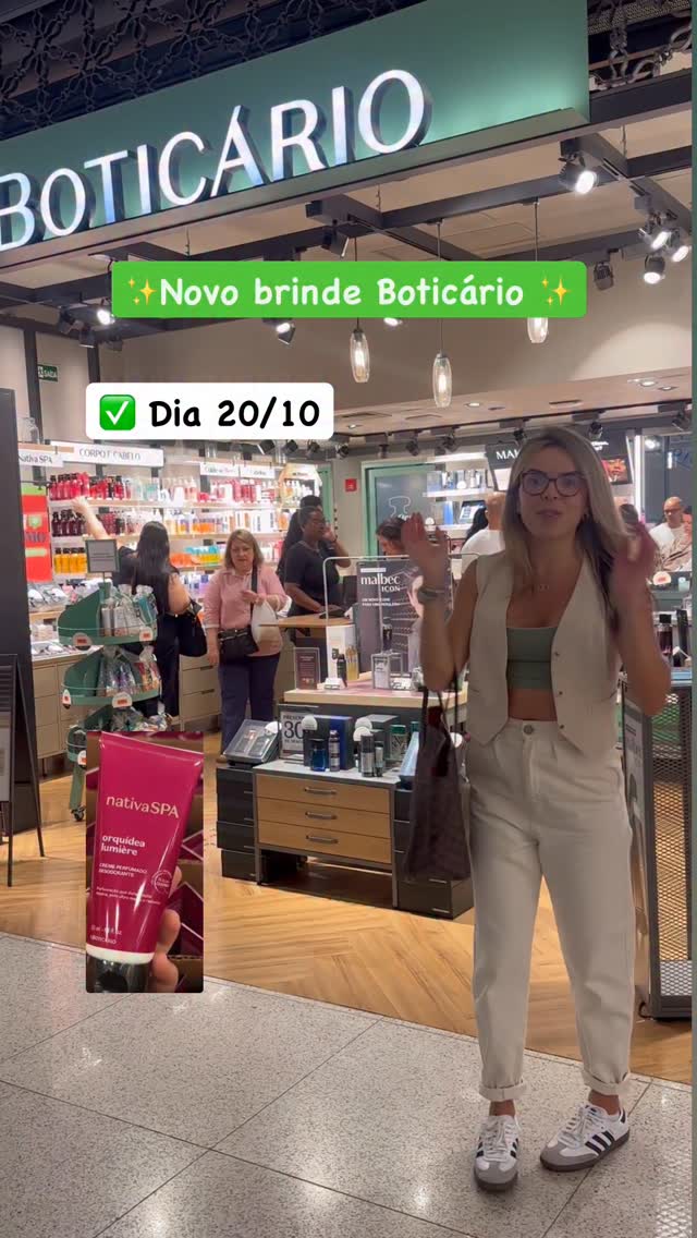 Instagram post by @nessa_beautydicas for O Boticário. Caption reads: Quem aí já está preparada?🙋‍♀️🙋‍♀️
#novobrinde....