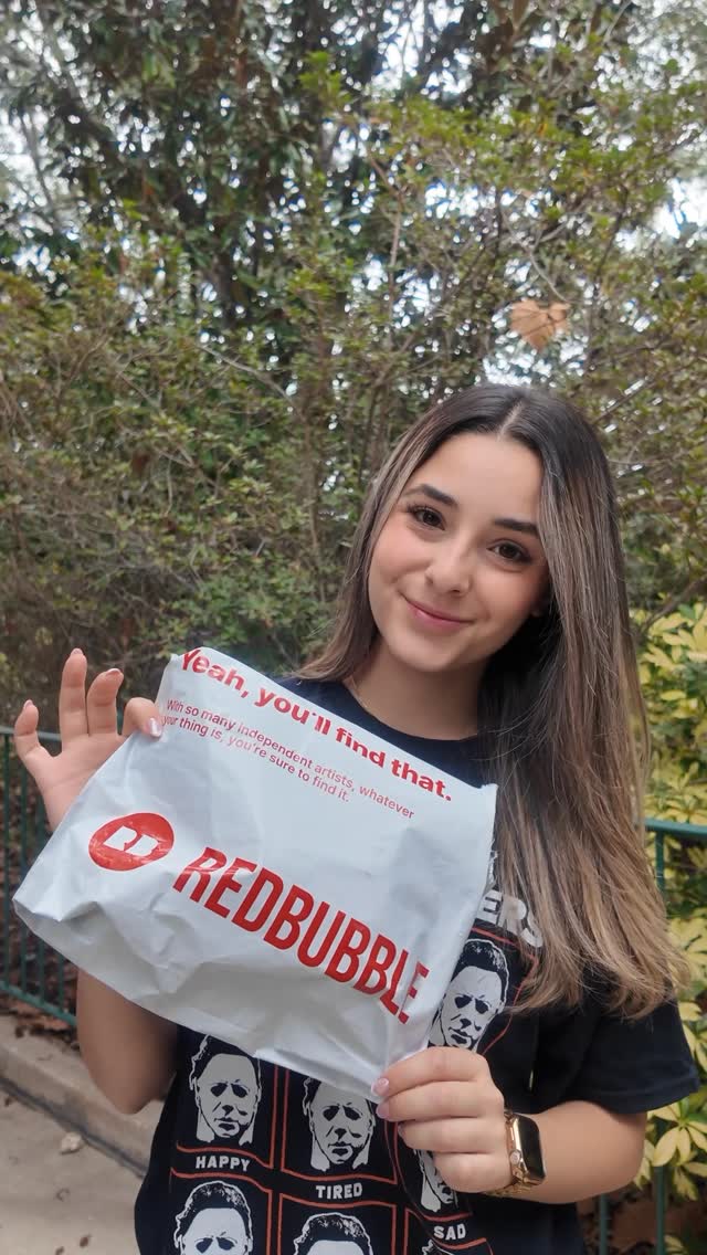 Instagram post by @_acadventures for Redbubble. Caption reads: [...] got a whole lot better with my new Redbubble....