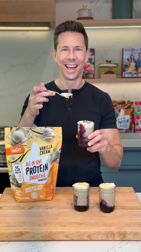 Instagram post by an influencer for Shop FlavCity. Caption reads: Fast ✅ Minimally processed ingredients ✅ Perfect....