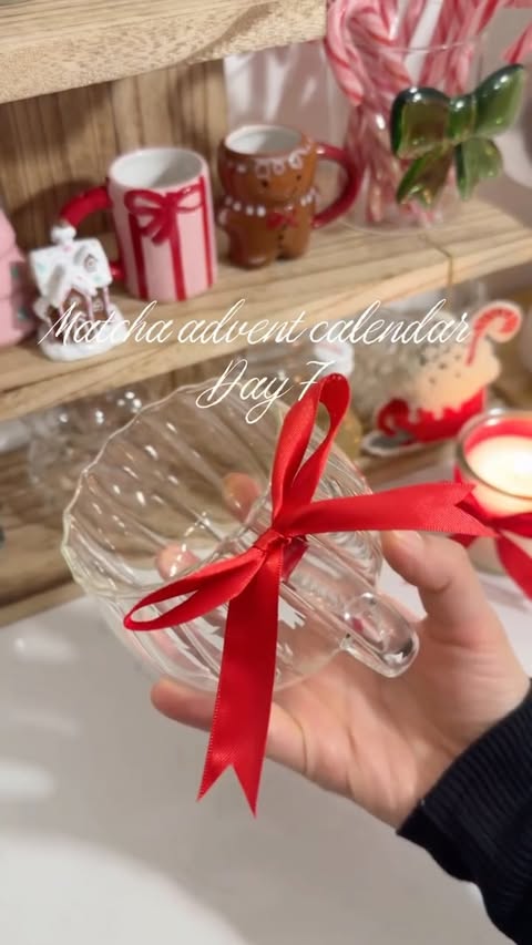 Instagram post by @matchagirlie1 for Nioteas. Caption reads: Matcha advent calendar day....