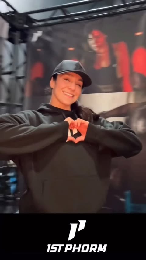 Instagram post by @alexa_grasso for 1st Phorm. Caption reads: Proud and thankful to be @1stphorm athlete....