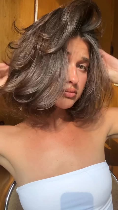 Instagram post by @arud_ for T3 Micro. Caption reads: how I achieve the perfect blowout look with the....