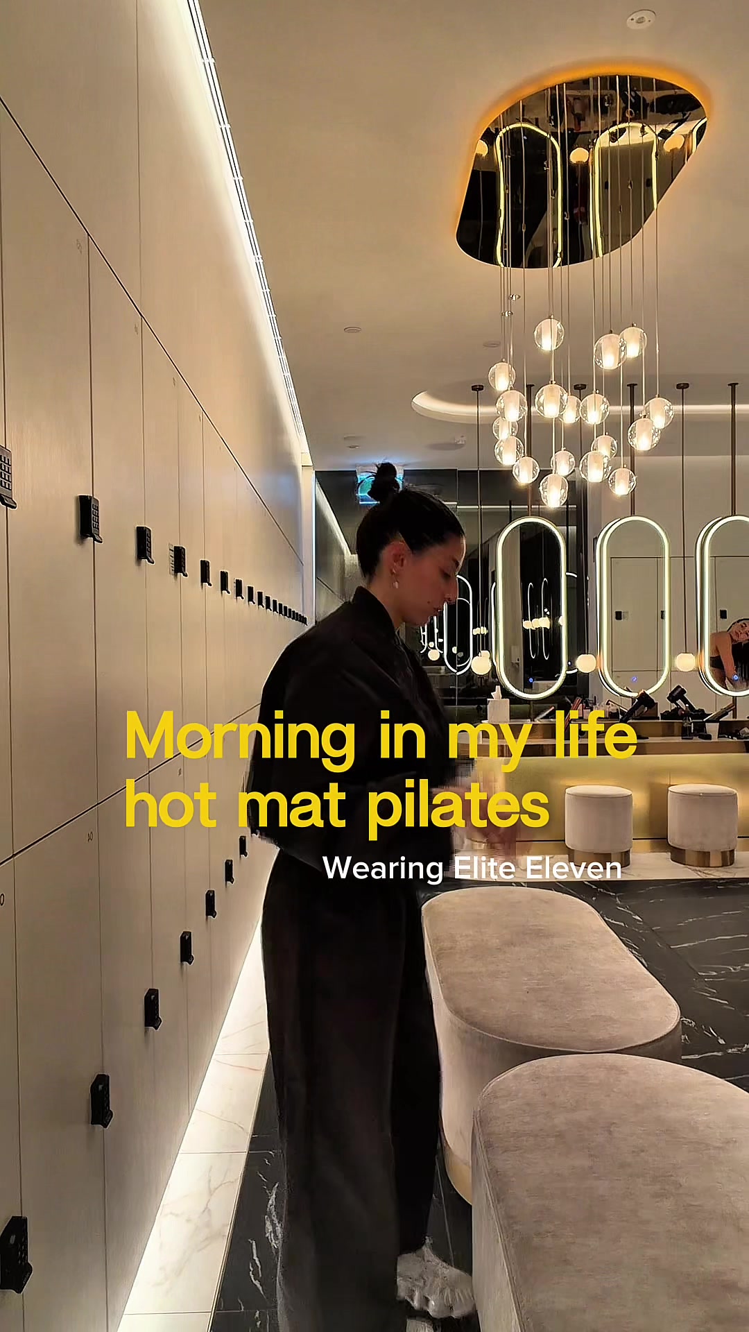 TikTok post by @tessa_bona for Elite Eleven Sporting. Caption reads: a cozy comfy morning wearing @Elite Eleven always....