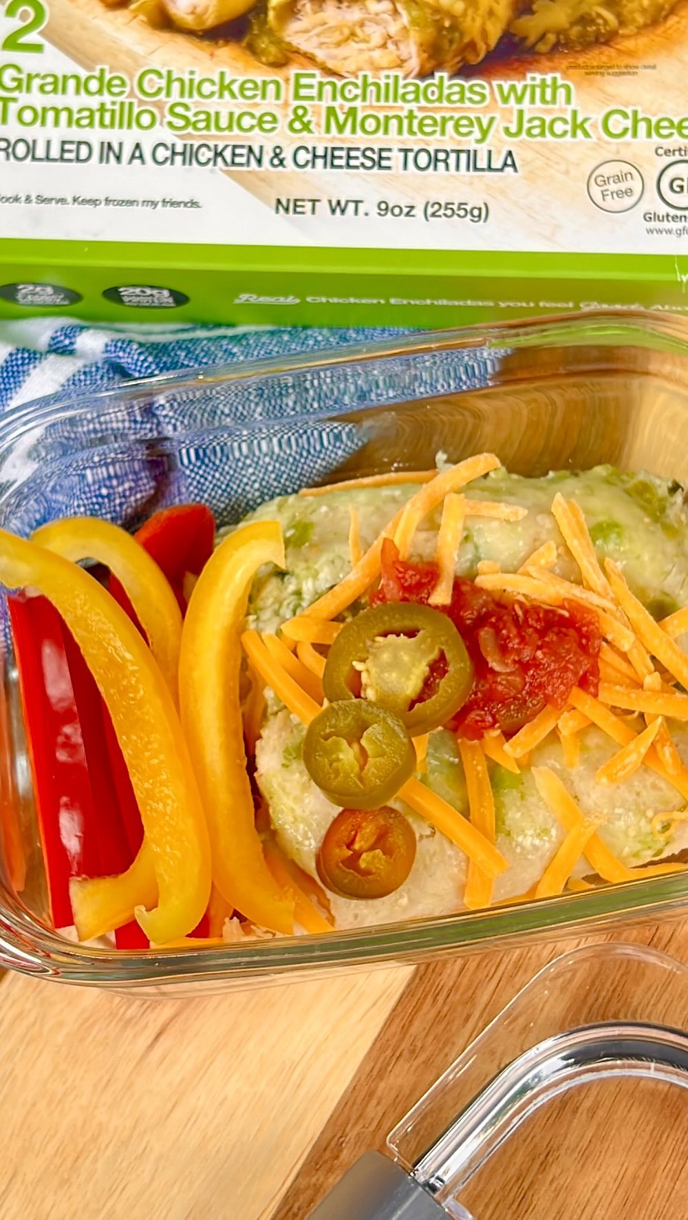 Instagram post by @fithealthyrecipes for Real Good Foods. Caption reads: If you’re looking for easy to make options for....