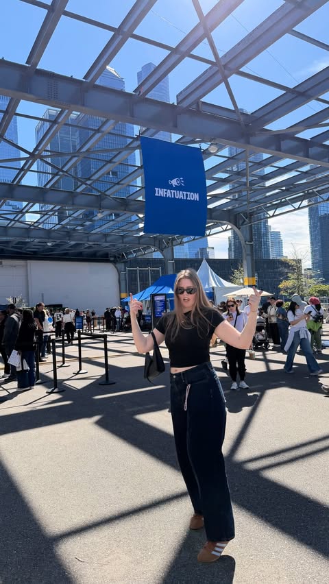 Instagram post by @adriannamaher for Chase Sapphire. Caption reads: [...] #eeeeeatscon #eeeeeats....