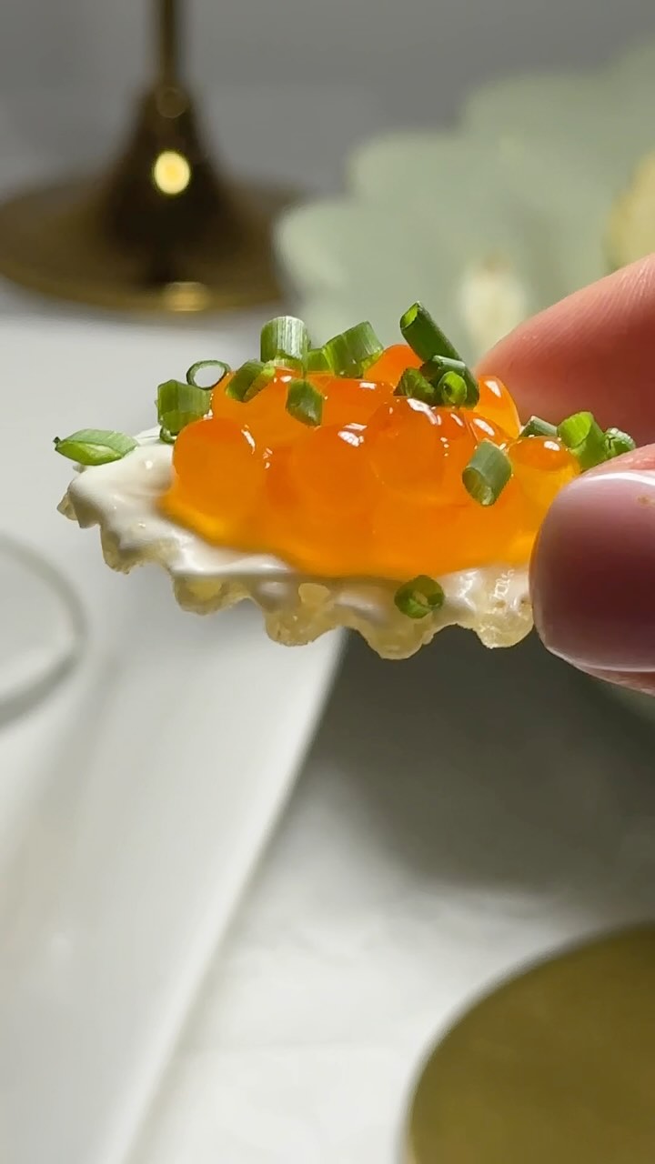 Instagram post by @flavorsbyalessandra for Lay's. Caption reads: #Ad Caviar + Seafood + Lays Potato Chip = 🤯🔥

I....