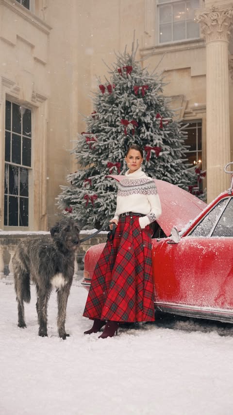 Instagram post by @jadehollandcooper for Holland Cooper. Caption reads: Come behind the scenes with me on set for our....