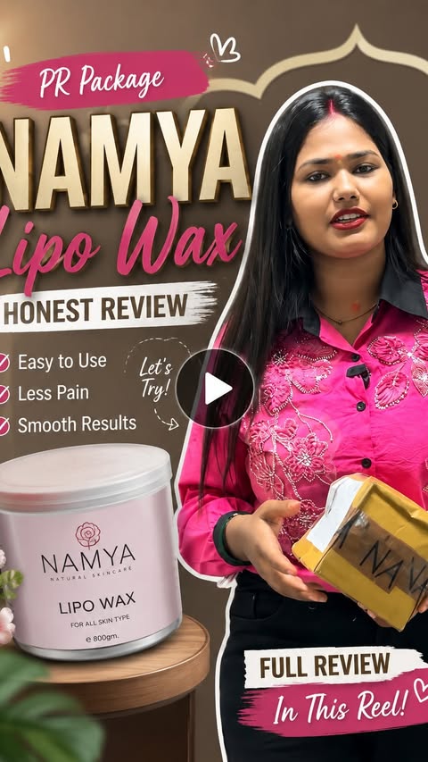 Instagram post by @anuraj_makeover for Namyaa. Caption reads: [...] मेरी video में दिखेगा! 😍 Thank you....