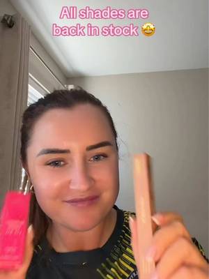 TikTok post by @amykelly2191 for Kash Beauty. Caption reads: [...] and the lip oil is raspberry martini @KASH....