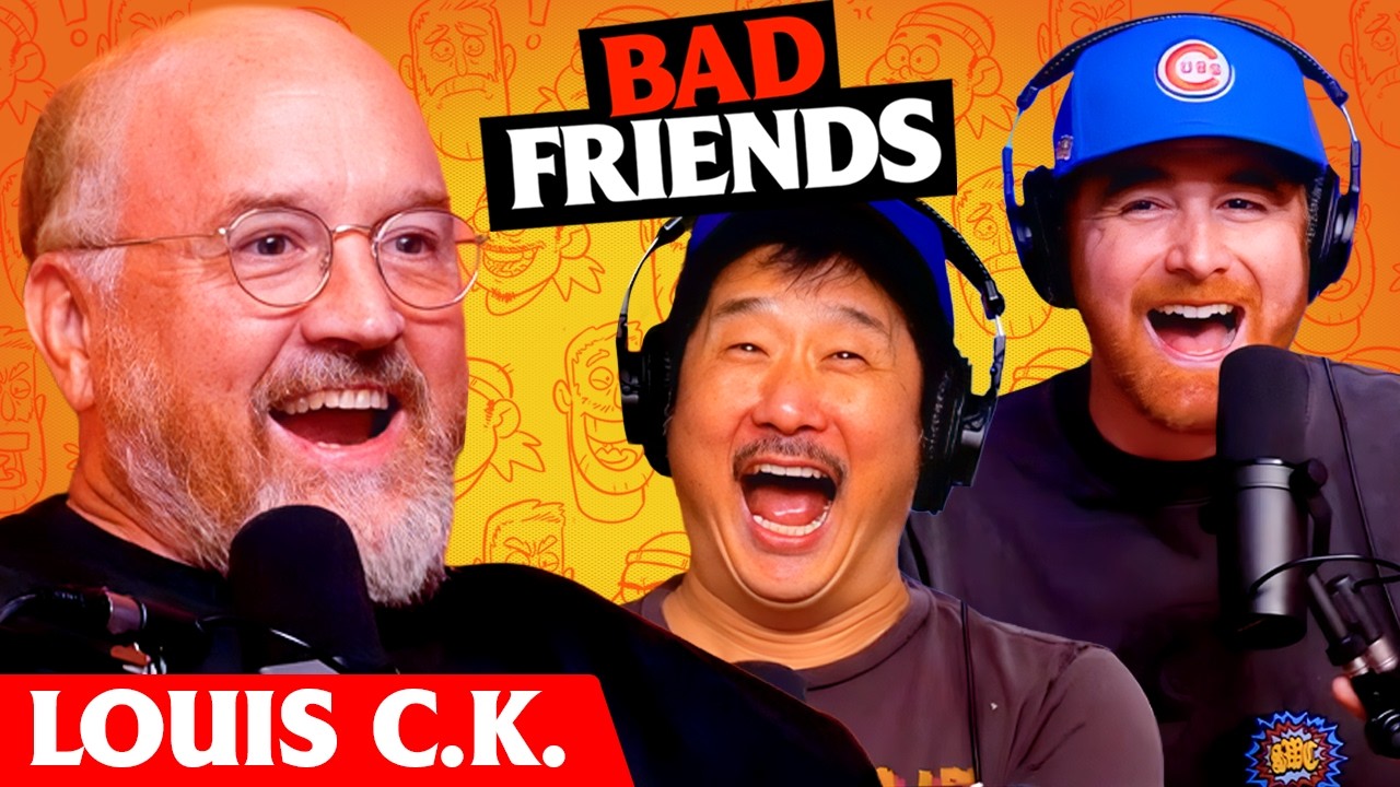 YouTube post by @BadFriends for Factor_. Caption reads: Limericks with Louie | Ep 295 | Bad Friends.