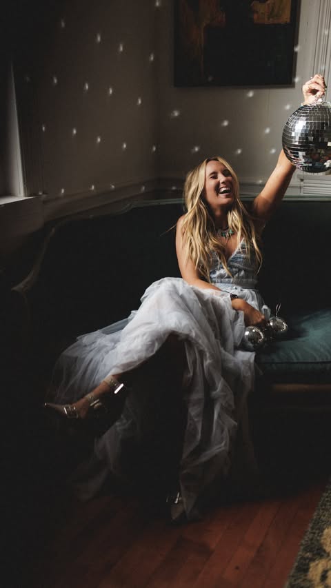 Instagram post by @lexxajean for Three Bird Nest. Caption reads: [...] ✨ 🪩 // photos by @jenniferskog for....