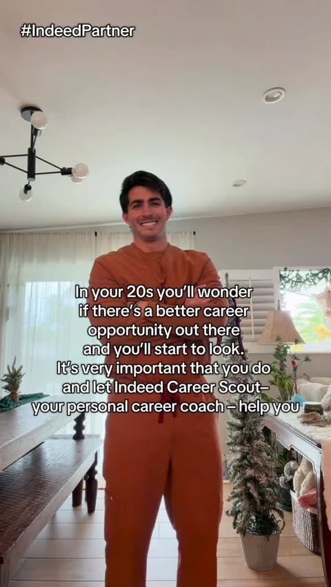 Instagram post by @clayton_cooper_ for Indeed. Caption reads: [...] you from finding your dream career.....