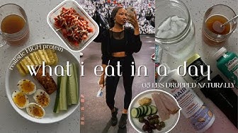 YouTube post by @rianna_janis for Creative Fabrica. Caption reads: HIGH PROTEIN REALISTIC WHAT I EAT IN A DAY || 65....
