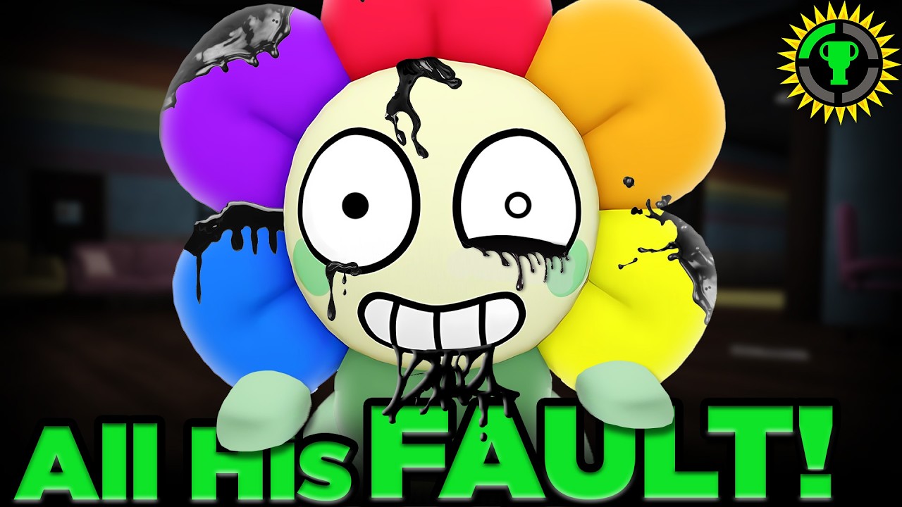 YouTube post by @GameTheory for Displate. Caption reads: The LORE of Dandy's World Explained (Yes,....