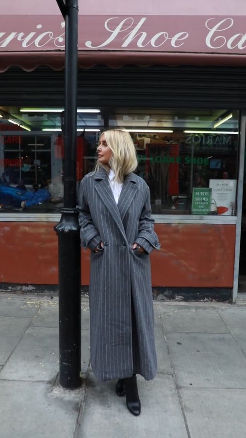 Instagram post by @louiseredknapp for Peacocks. Caption reads: From the edit to the everyday, Louise showing us....