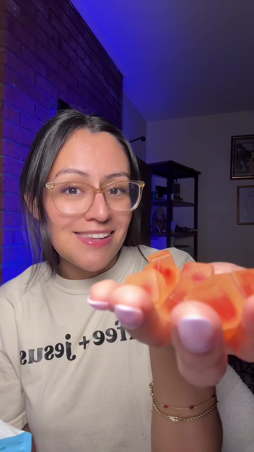 TikTok post by @sandy_vela for Plant People. Caption reads: 💦NEW Electrolyte gummies BY @Plant People....