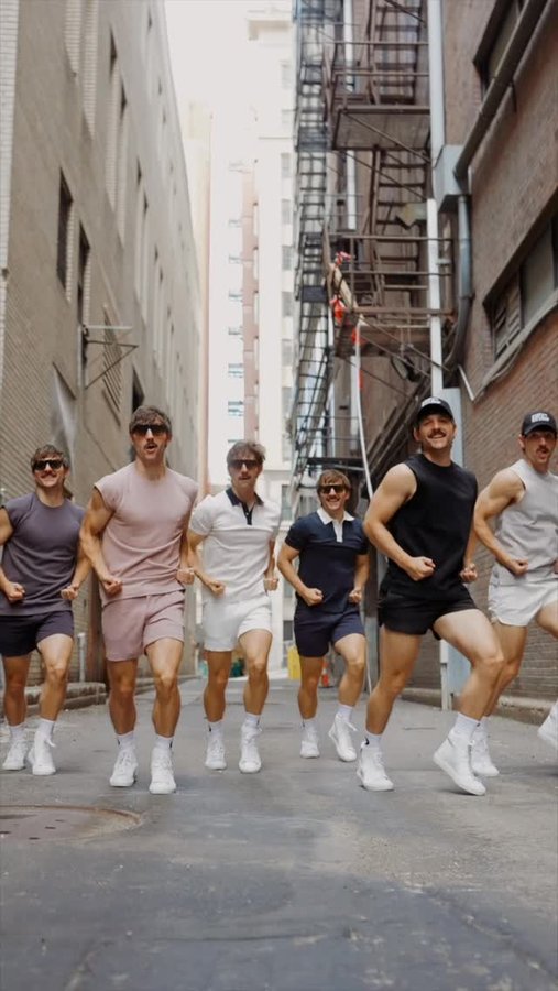 Instagram post by @twinsauce for Ron Dorff. Caption reads: A-ha & @RonDorff - Love those Scandinavians! dc:....