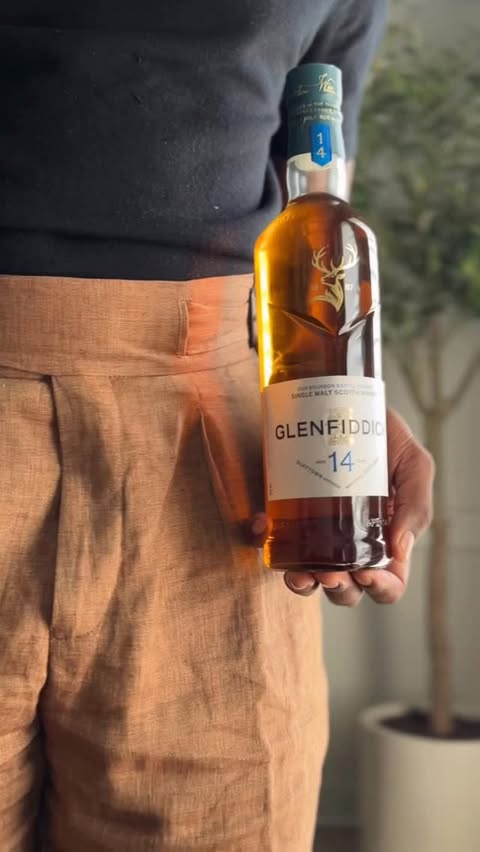 Instagram post by @mrderrickbrownie for Glenfiddich. Caption reads: [...] make the people around them better.....