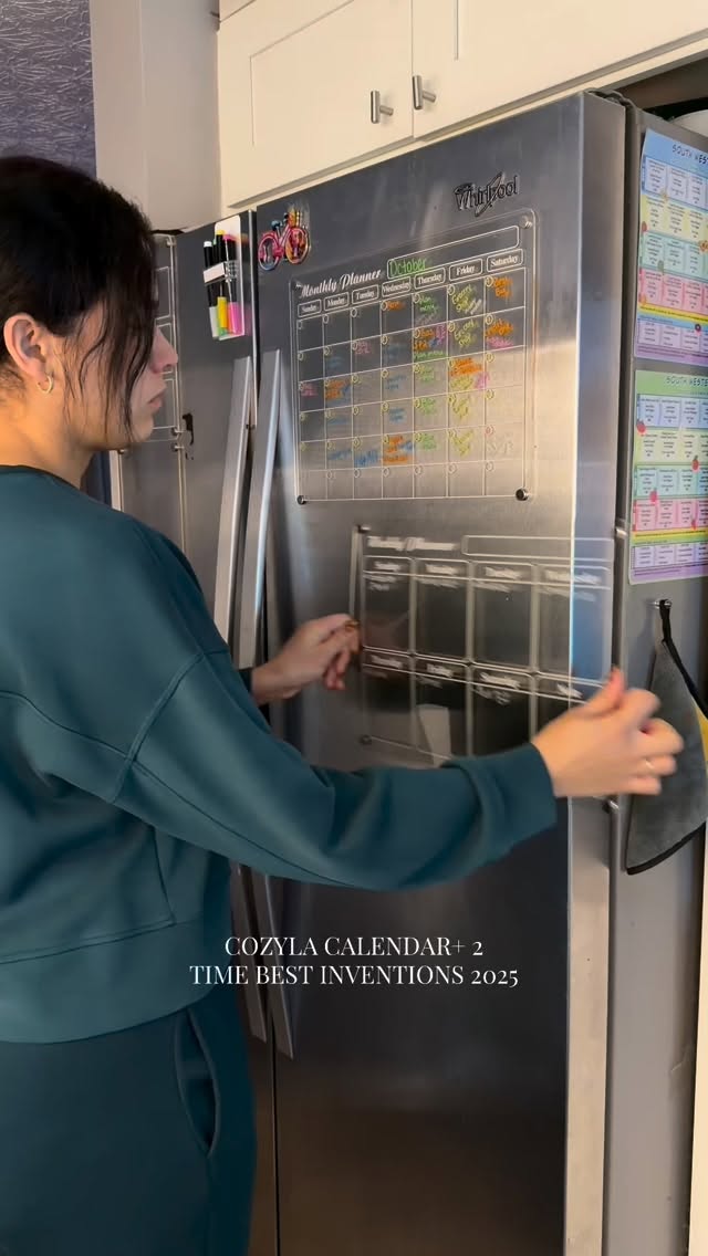 Instagram post by @aismar11_ for Cozyla. Caption reads: My Cozyla Calendar🗓️🤍🫶🏻
🔗 in bio💕
 #cozyla....