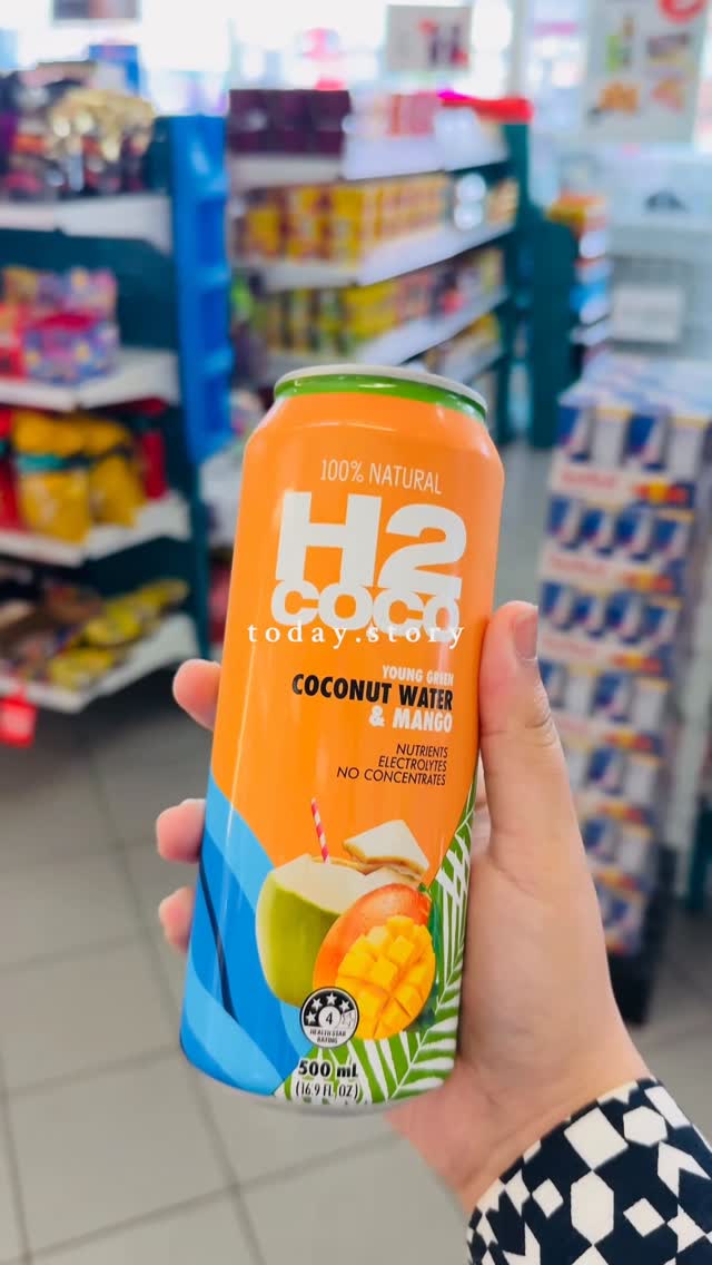 Instagram post by @blogfthk for H2coco. Caption reads: [...] hitting the road 🥥💛 grabbed the NEW....