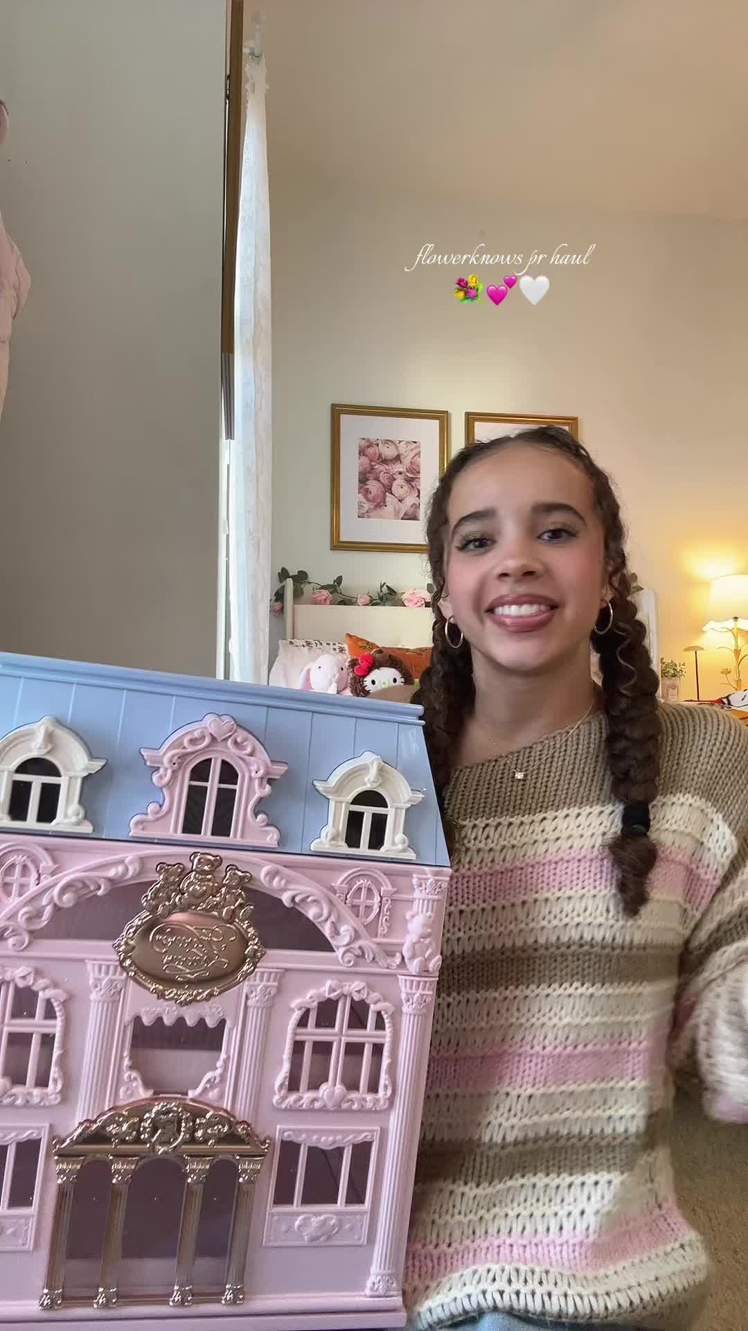 TikTok post by @lovekennedyrae for Flower Knows. Caption reads: tysm to @Flower Knows Makeup #fyp #pr #makeup....