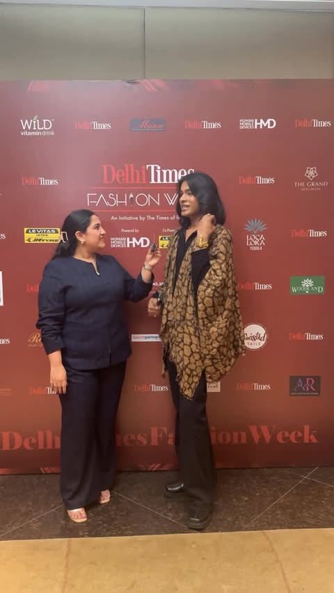 Instagram post by @timesfashionweek for Lakmé Salon. Caption reads: Hair & Makeup Partner | Lakmé Salon Backstage....