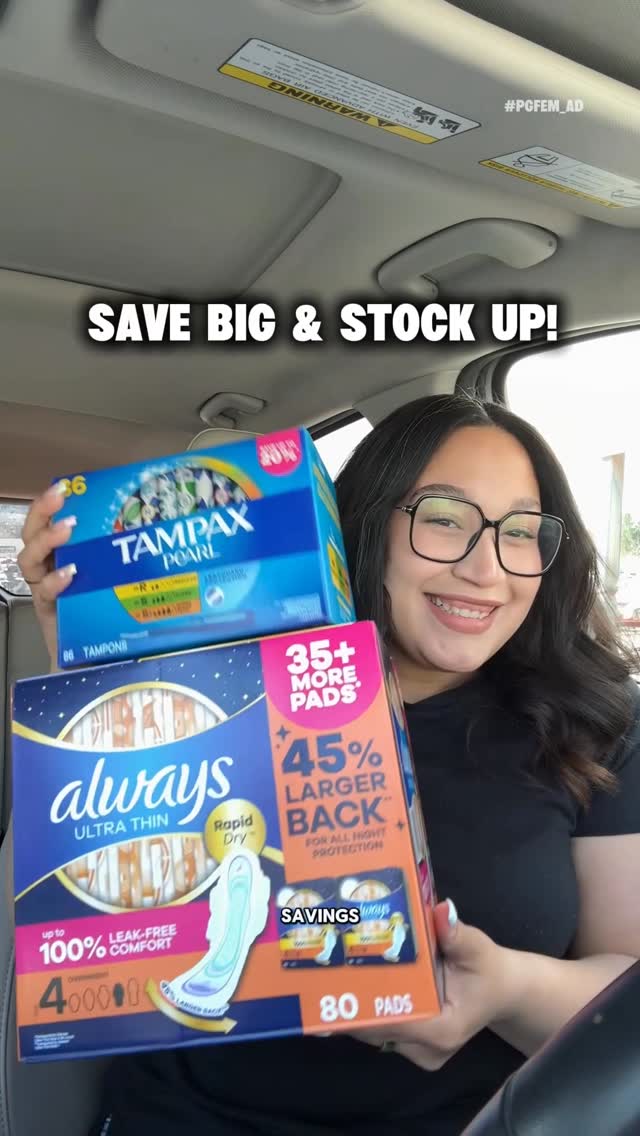 Instagram post by @readysetcoupon for Always. Caption reads: [...] Now through 5/18, BJ’s has a $6 OFF 2 Always....