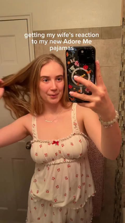 Instagram post by @callie.deedee for Adore Me. Caption reads: [...] and stop working after 2 hours 🥰 @adoreme....