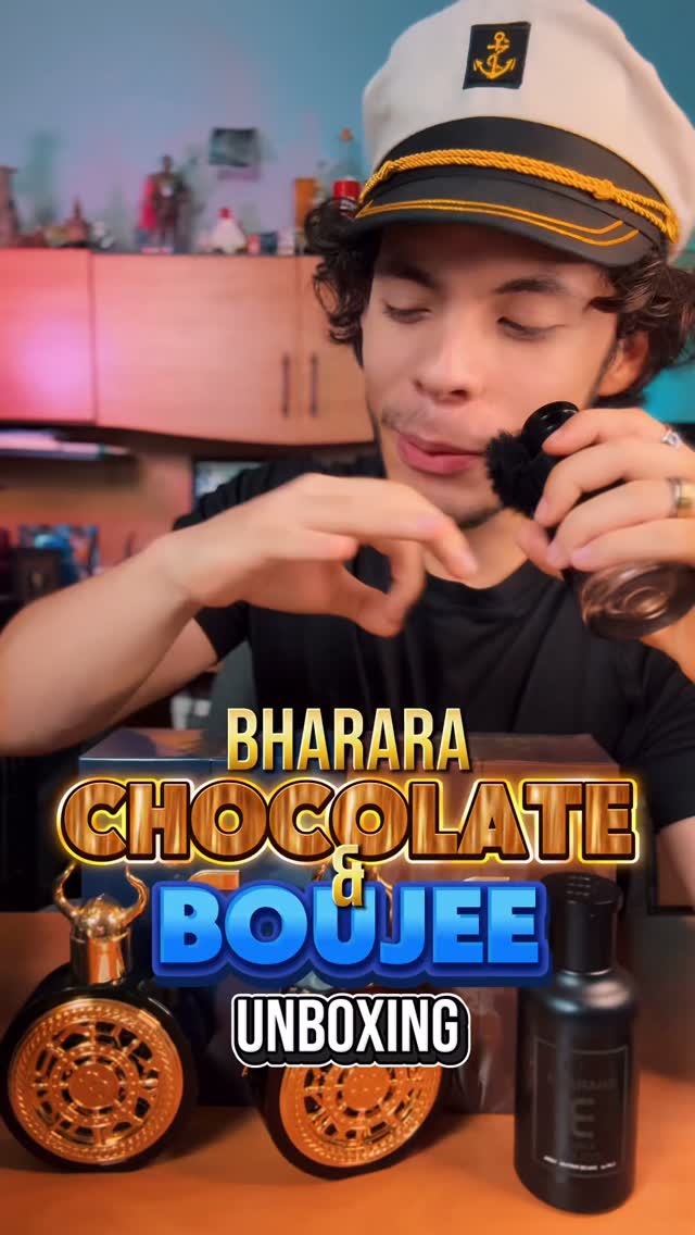 Instagram post by @not_scentopia for Bharara Beauty. Caption reads: Unboxing PERFUMES interesantes 🔥🫡 @Bharara....