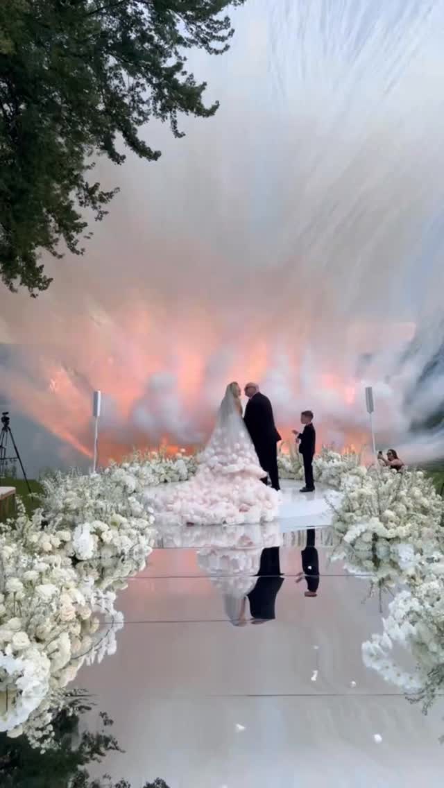 Instagram post by @bonphotage for Louis Vuitton. Caption reads: Yesterday’s multi million dollar wedding had our....
