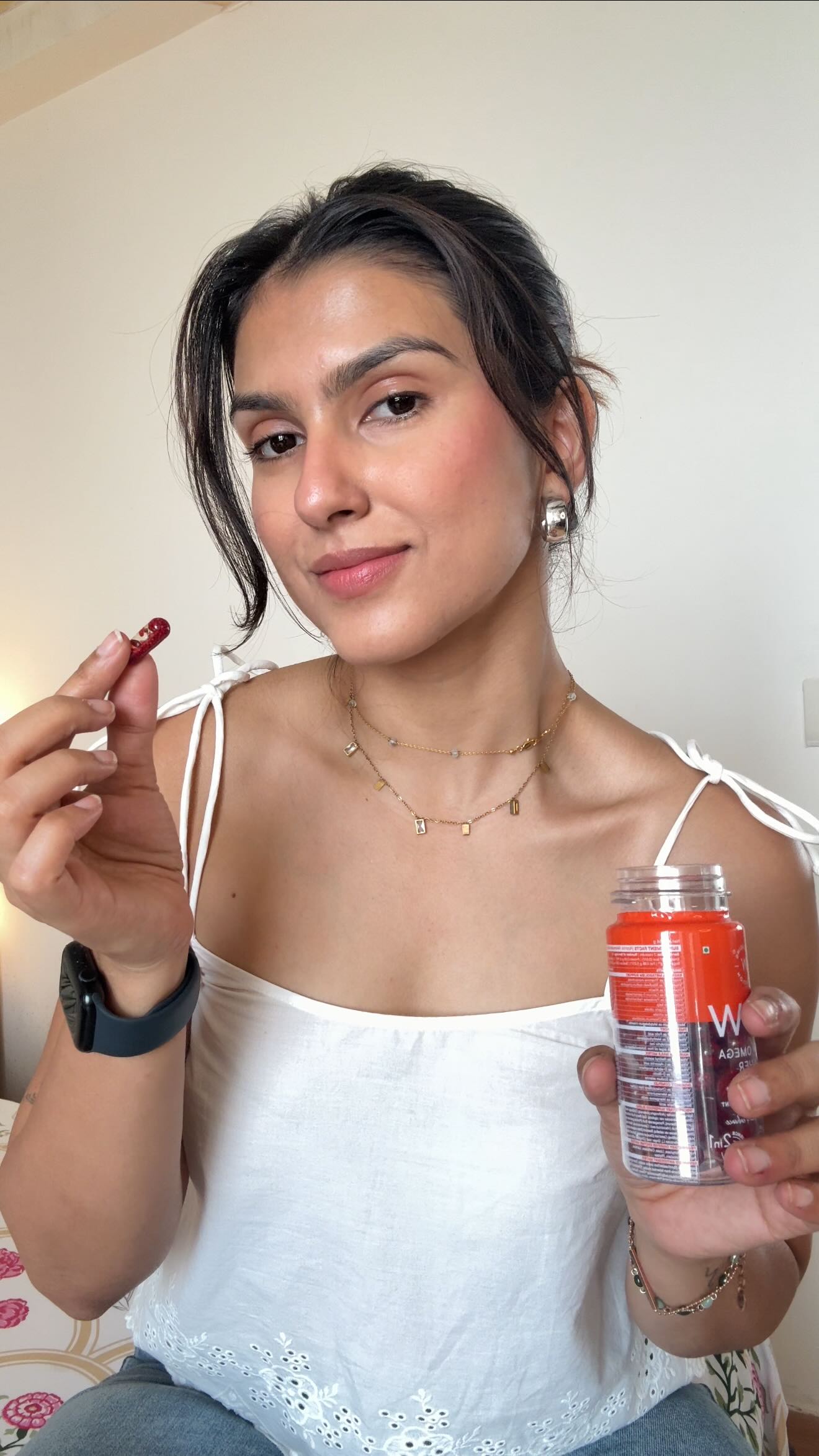 Instagram post by @sriyart for Wellbeing Nutrition. Caption reads: Learn to listen to your body, not ignore it. To....