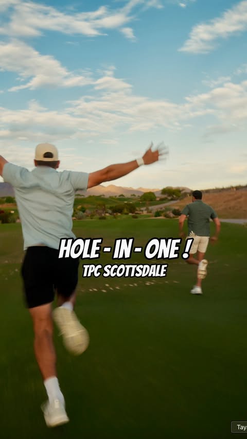 Instagram post by @mikeyteetimes for DraftKings Sportsbook. Caption reads: Had a day at @tpcscottsdale and ended it at....
