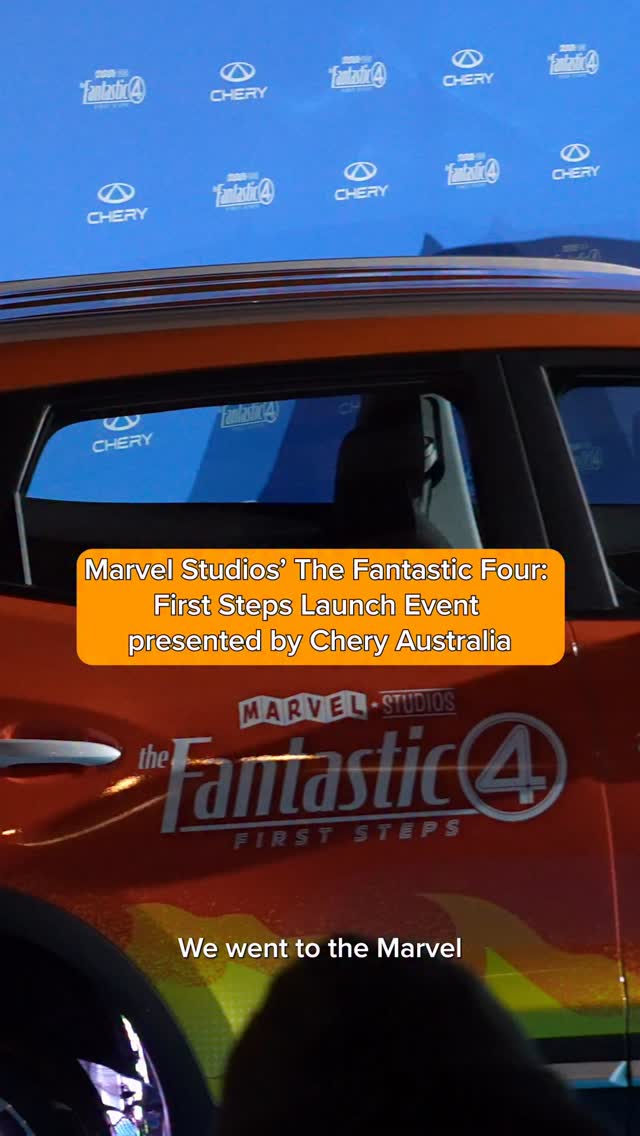 Instagram post by @cheryaustralia for BuzzFeed. Caption reads: We got up close at Marvel Studios’ The Fantastic....