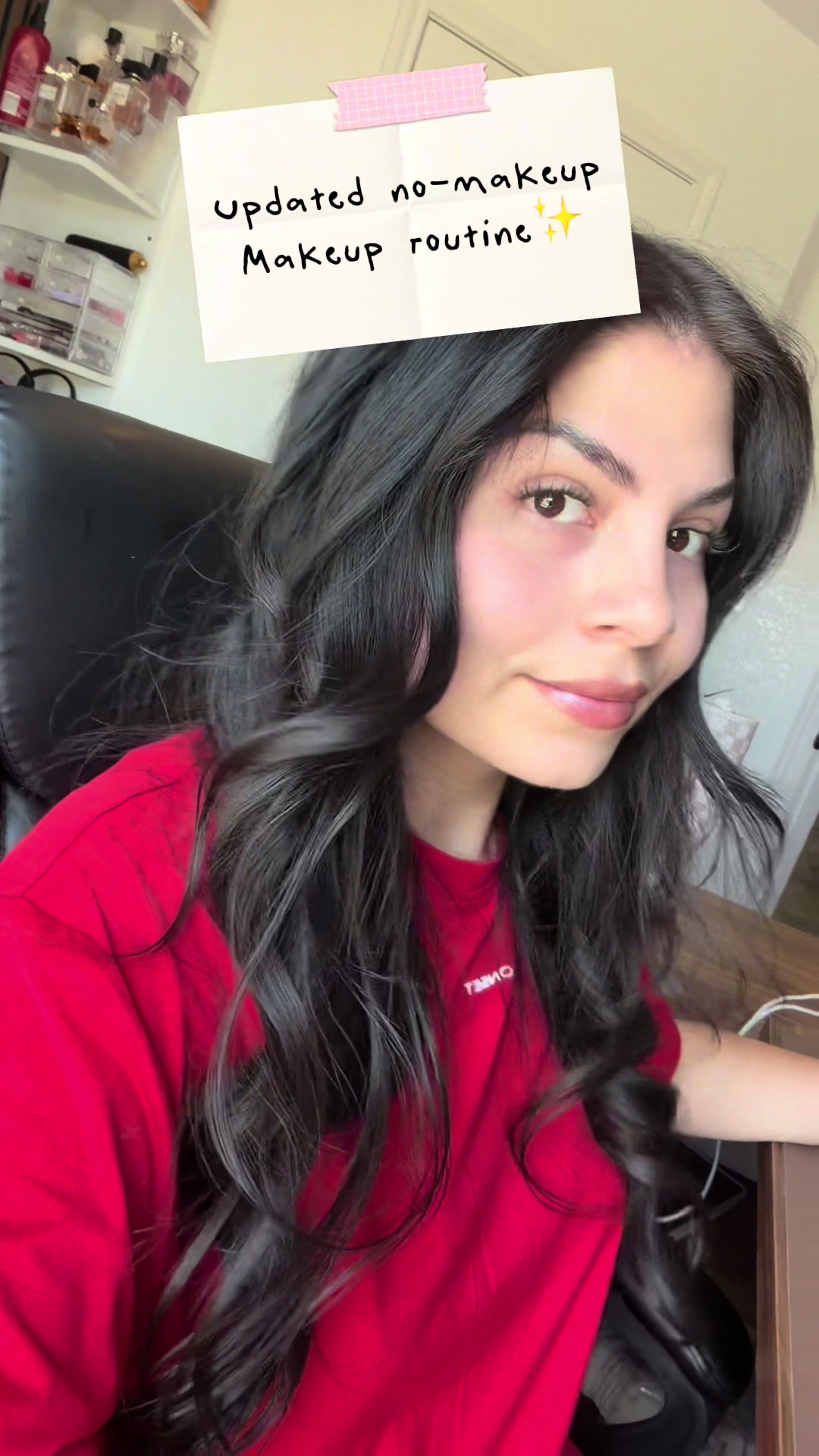 TikTok post by @diana_v32 for Lakerain Beauty. Caption reads: [...] @NYX Professional Makeup @lakerain beauty.