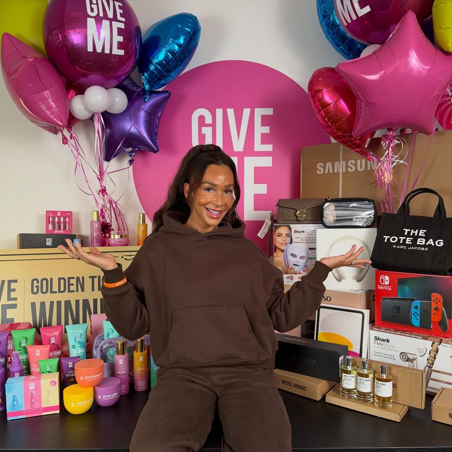 Instagram post by @miss_safiyya_ for Give Me Cosmetics. Caption reads: WIN OVER £5,000 WORTH OF PRIZES!

I’m so excited....