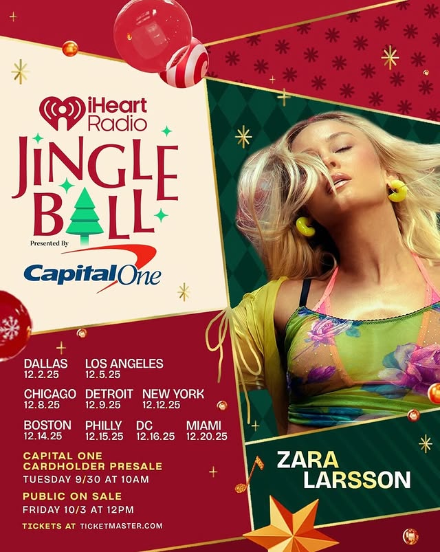 Instagram post by @zaraaccess for Capital One. Caption reads: The never ending tour season continues... 🐬 the....