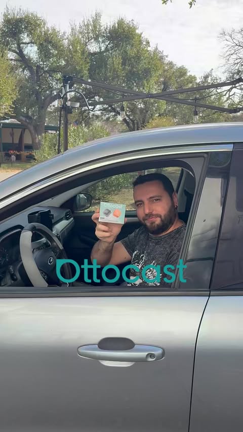 Instagram post by @themancavediaries for OTTOCAST. Caption reads: [...] cables every time you drive? 🚗📱

The....