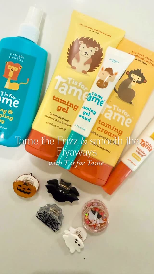 Instagram post by @rachybarnes1027 for T is for Tame. Caption reads: [...] and smooth, frizz-free hair thanks to....