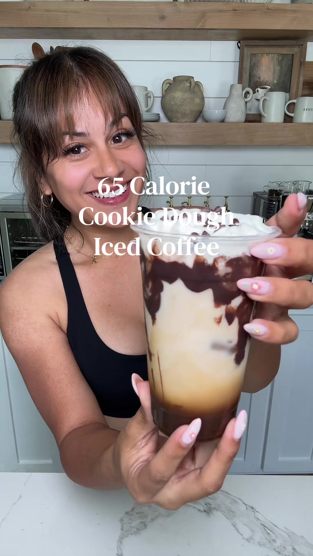 TikTok post by @alexajustinegage for Jordan’s Skinny Mixes. Caption reads: Another low cal coffee for you guys!....