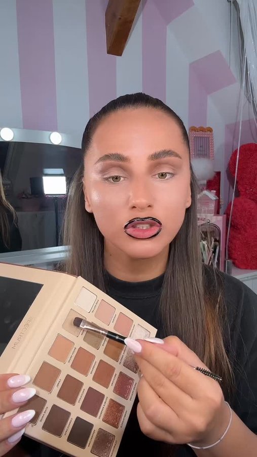 Instagram post by @nadaross7 for Sigma Beauty. Caption reads: @sigmabeauty 😍😍😍😱 Pisite ideju za sljedeci....